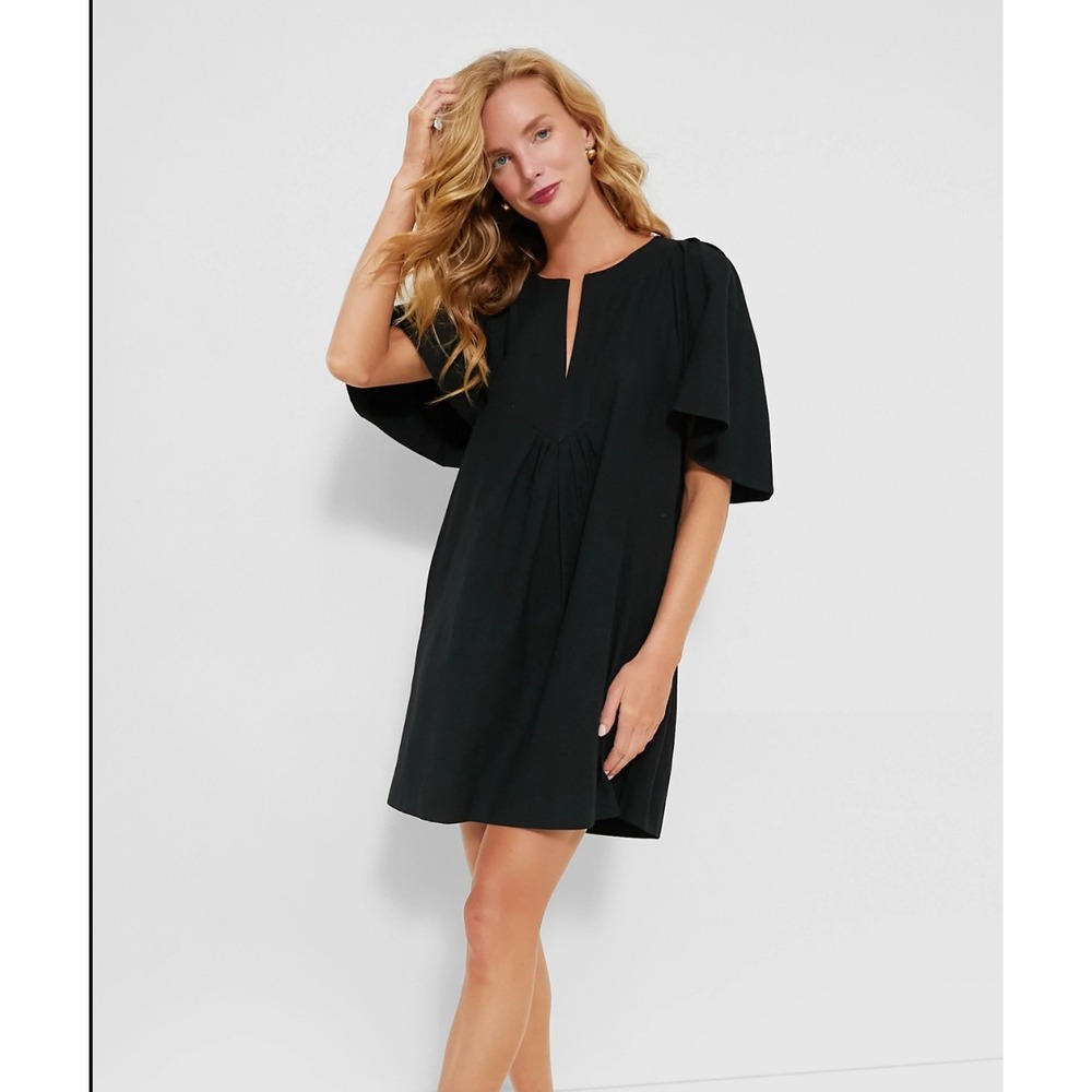 Tuckernuck Pomander Place Black Finley Shift Dress Medium Minimal Coastal Summer